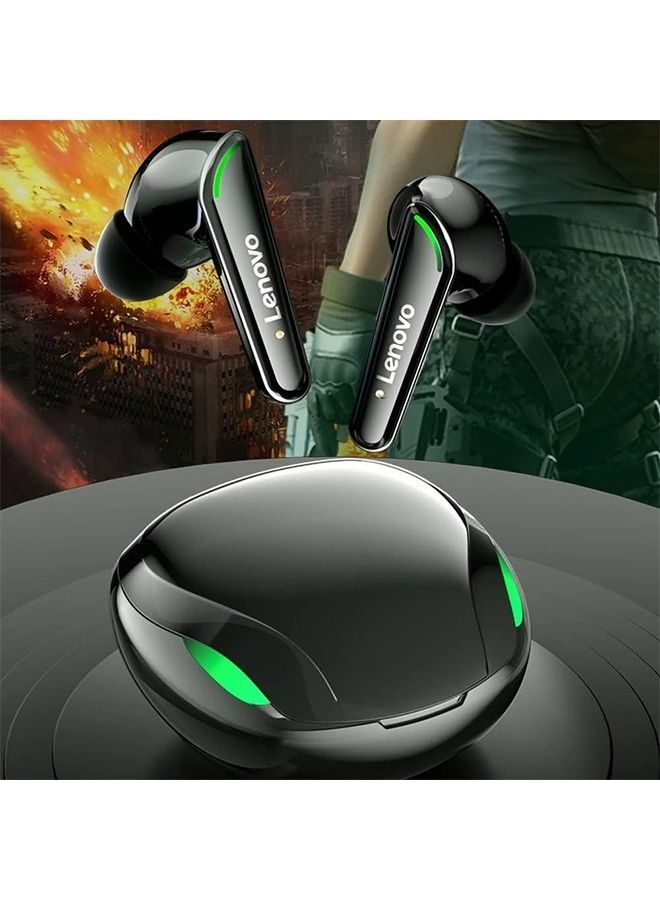 Lenovo - ThinkPlus Bluetooth 5.0 Touch Air Pods with HD Microphone. 250 mAh battery. HD stereo sound / XT92 Black - Image 1