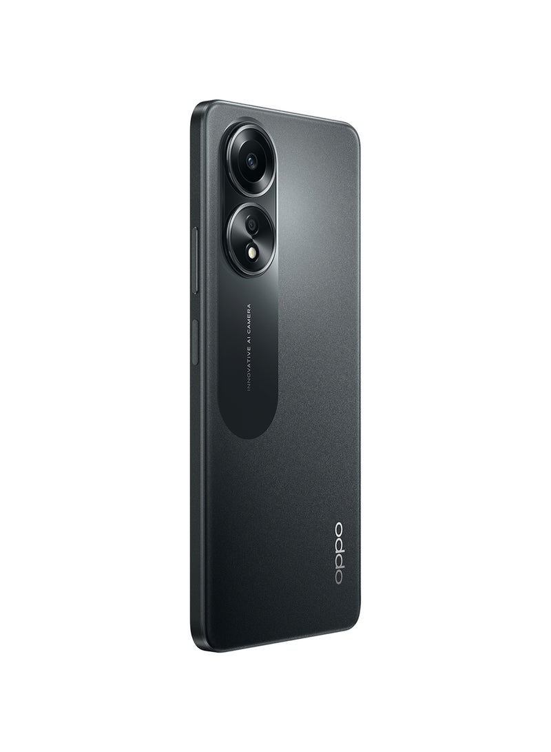 OPPO - A58 Dual SIM Glowing Black 8GB RAM 128GB 4G - Middle East Version - Image 1