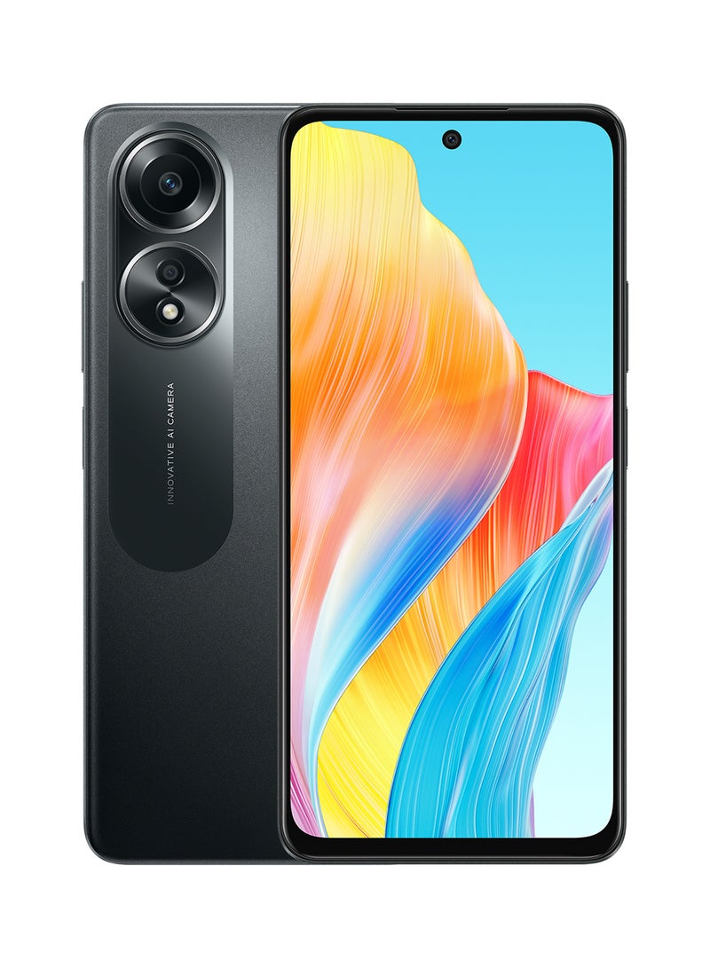 OPPO - A58 Dual SIM Glowing Black 8GB RAM 128GB 4G - Middle East Version - Image 1
