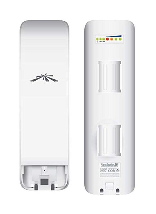 UBIQUITI - NanoStationM2 Bundle of 2 NanoStationM Indoor/Outdoor airMAX CPE Router - NSM2 White - Image 1