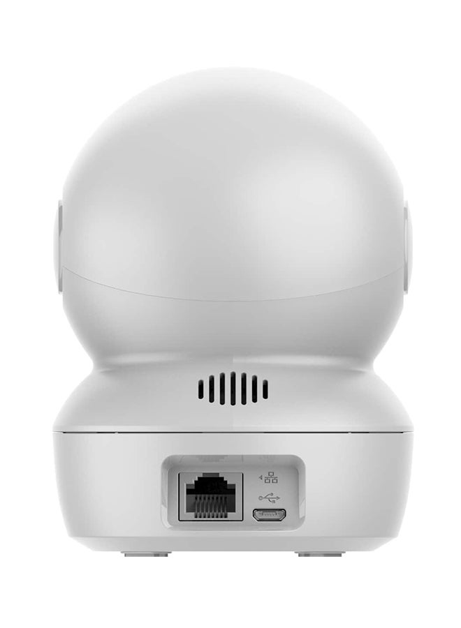 EZVIZ - H6c Pan  Tilt Smart Home Wifi Camera FHD White - Image 1