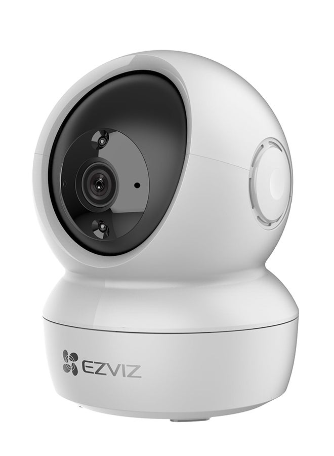 EZVIZ - H6C Pan  Tilt Smart Home Wifi Camera 4MP 2K Resolution Night Vision White - Image 1