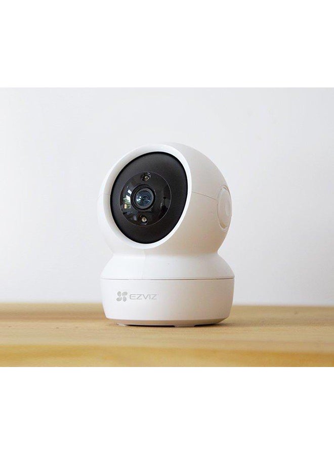EZVIZ - H6C Pan  Tilt Smart Home Wifi Camera 4MP 2K Resolution Night Vision White - Image 1