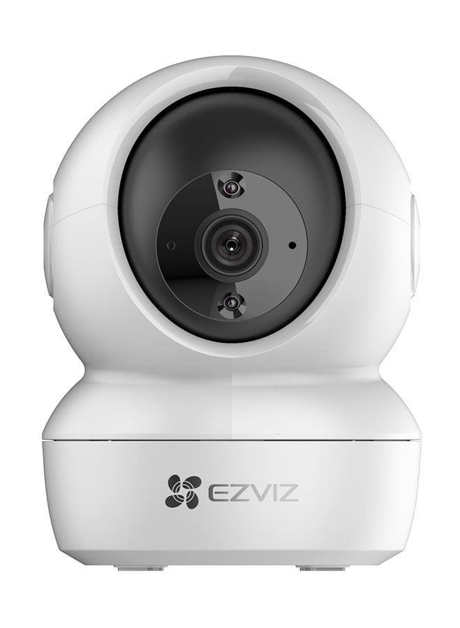 EZVIZ - H6c Pan  Tilt Smart Home Wifi Camera FHD White - Image 1
