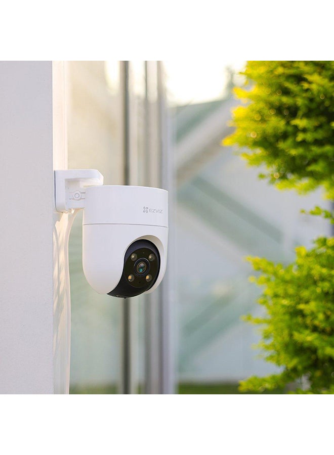 EZVIZ H8C Pan  Tilt Outdoor Wifi Camera 4MP 2K Resolution Colour Night Vision White - Image 4