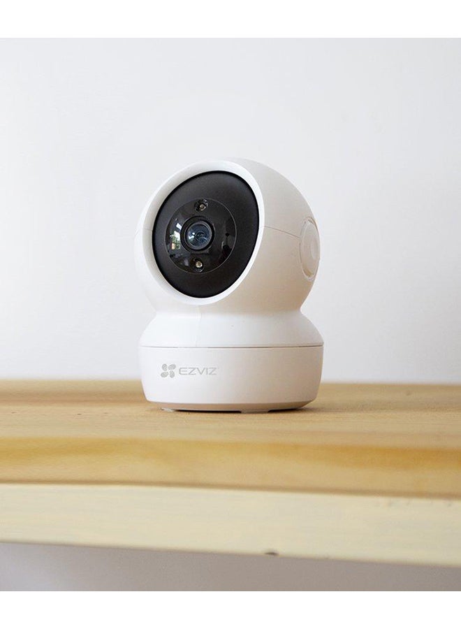 EZVIZ - H6c Pan  Tilt Smart Home Wifi Camera FHD White - Image 1