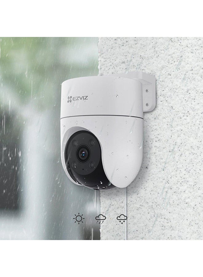 H8C Security Camera, 1080p Outdoor WiFi Camera with Active Defense, AI Human Motion Detection with Auto Tracking, 360 Color Night Vision, Two Way Talk, Weatherproof, White - v1691578914/N53426516A_5