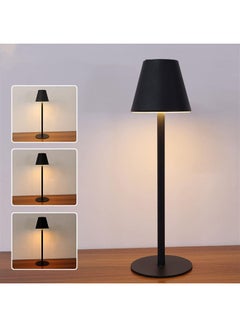 آد فيت مصباح اضاءه طاوله LED لاسلكي لطاولة المكتب USB وبطارية وقابل لاعادة الشحن أسود  - Image 1