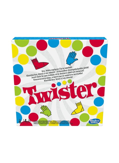 Twister Game - Family And Kids Party Game, Indoor And Outdoor Classic Game, 2 or more Players, Ages 6 And Up