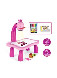 Disney Princess Projector painting drawing activity kit table Pink  - Image 3
