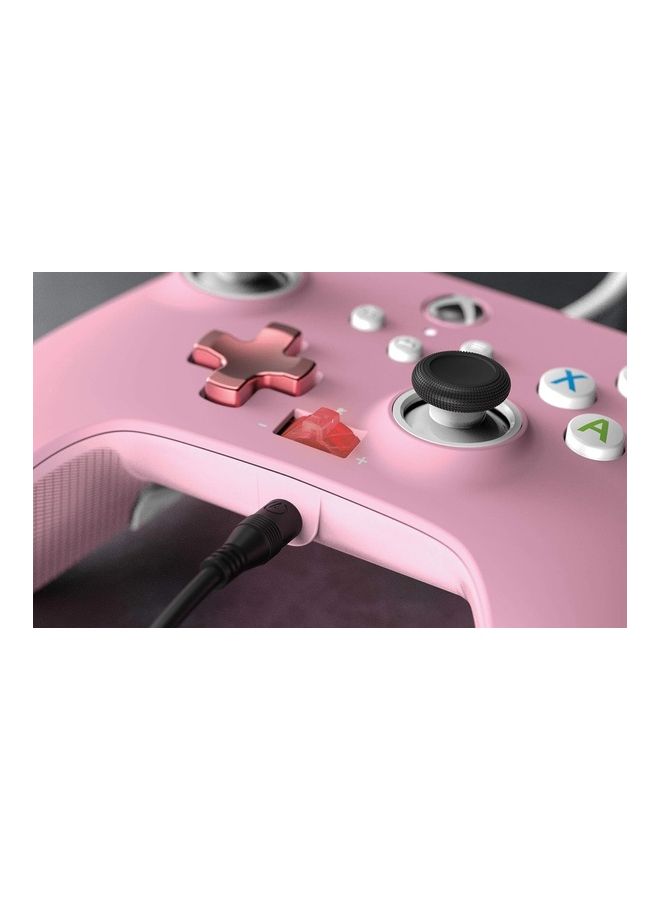 باور أيه - وحدة تحكم سلكية محسنة من PowerA لأجهزة Xbox - وردية اللون، لوحة ألعاب، وحدة تحكم ألعاب فيديو سلكية، وحدة تحكم ألعاب، Xbox Series X|S - Image 1