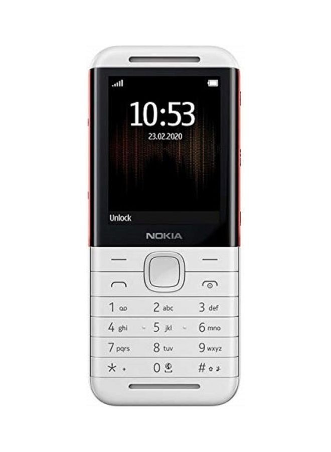 NOKIA - 5310 White Red 4G Mobile - Image 1