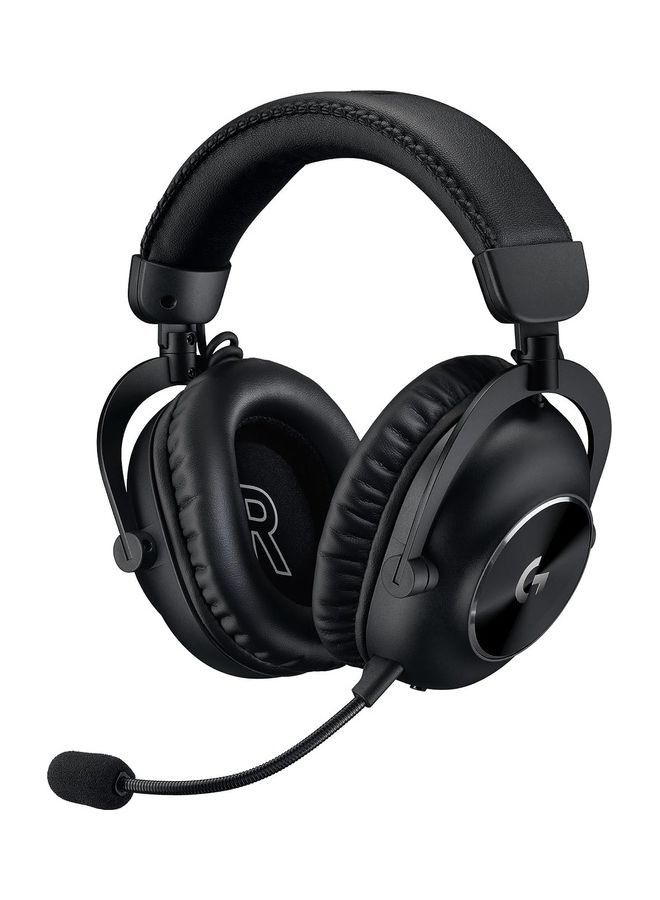 لوجيتيك سماعة الألعاب اللاسلكية Logitech G PRO X 2 LIGHTSPEED، ميكروفون بوم قابل للفصل، محركات جرافين 50 مم، DTS: X Headphone 2.0—7.1 محيطي، بلوتوث/USB/3.5 مم Aux، للكمبيوتر الشخصي، PS5، PS4، نينتندو سويتش - أسود  - Image 1