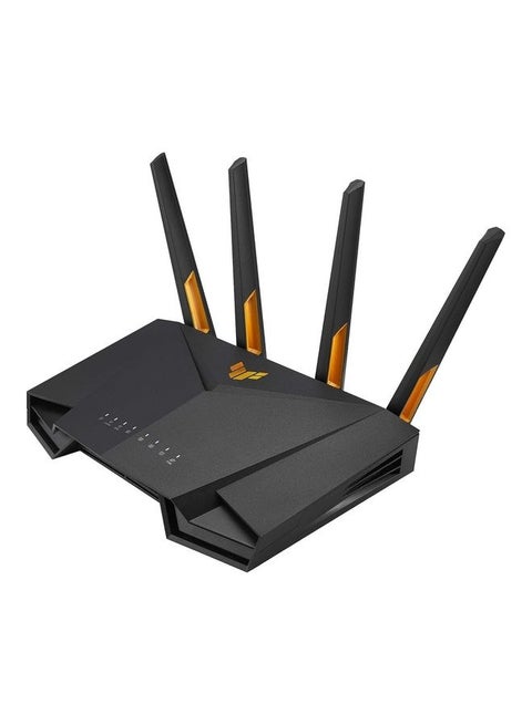 TUF Gaming AX4200 Dual Band WiFi 6 Extendable Gaming Router, 2.5G Port, Gaming Port, Mobile Game Mode, Port Forwarding, Subscription-Free Network Security, Instant Guard, VPN, AiMesh Compatible Black