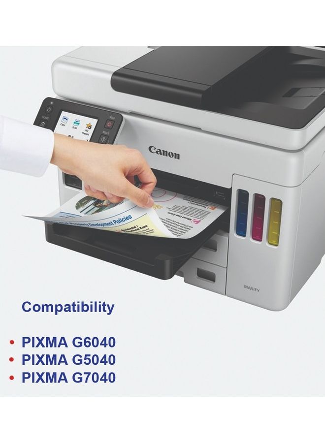كانون 4 عبوات صبغات GI 40 لـ Pixma G6040 G5040 GM2040  - Image 2