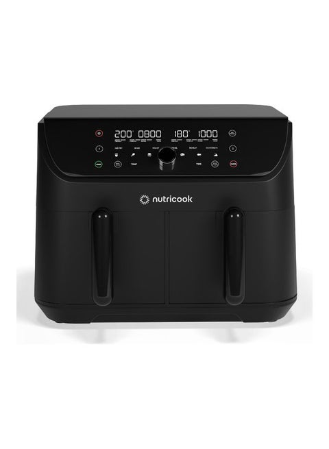 Digital Air Fryer Duo 2, 8.5 L Capacity with Independently Controlled Dual Baskets,6 Presets, Air Fry, Bake, Roast, Broil, Reheat & Dehydrate, 2 Years Warranty 8.5 L 2400 W AFD185 Black