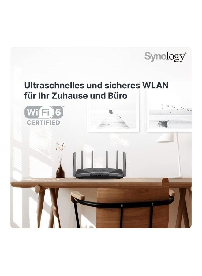 Synology RT6600AX Tri-band Wi-Fi 6 Router Black - Image 2
