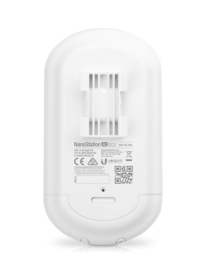 أوبيكويتي - LOCO5AC NanoStation Loco 5AC 5GHz 13dBi CPE/ White - Image 1