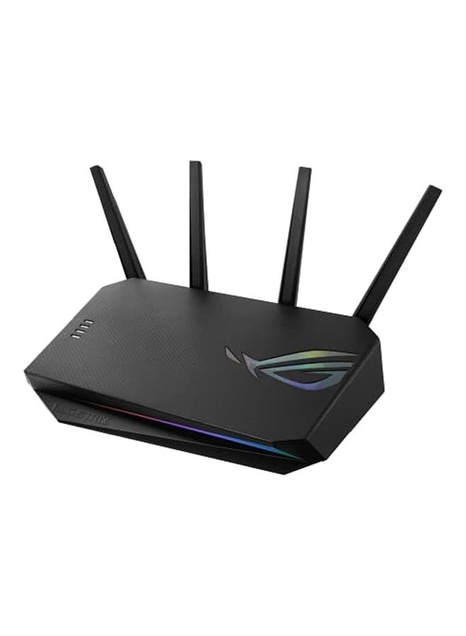 ASUS ROG Strix AX5400 WiFi 6 Gaming Router (GS-AX5400) - Dedicated Gaming Port, VPN Fusion, Lifetime Free Internet Security, Instant Guard, AiMesh, Adaptive QoS, Port Forwarding, Aura RGB Black  - Image 1