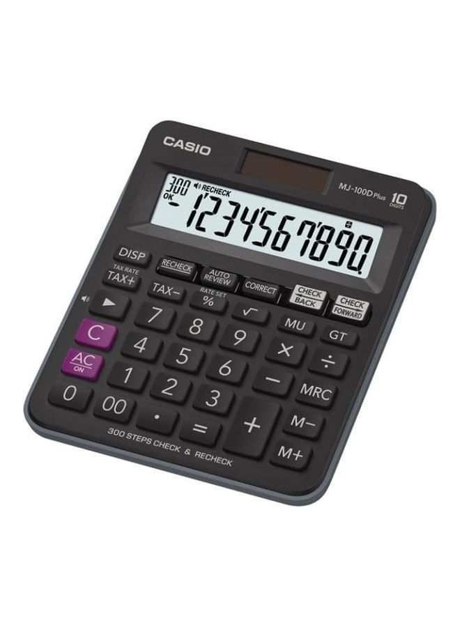 CASIO Check Calculators Mini Desk Type MJ-100D Plus Multicolour  - Image 2