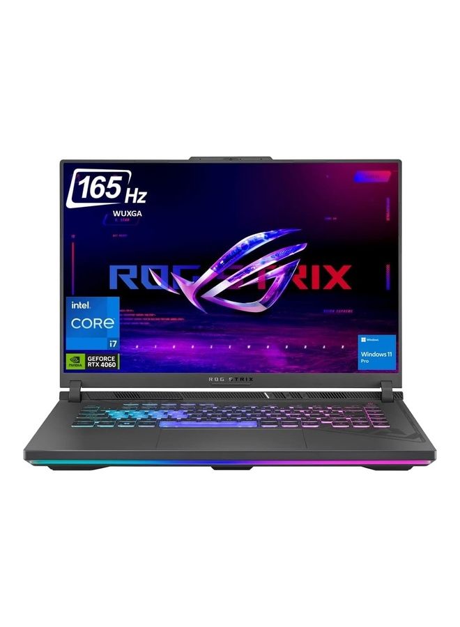 ASUS - ROG Strix G16 Gaming (Upgraded Version) Laptop With 16-Inch Display, Core i7-13650HX Processor/16GB RAM/512GB SSD/8GB Nvidia GeForce RTX 4060 Graphics Card/Windows 11 English/Arabic Grey - Image 1