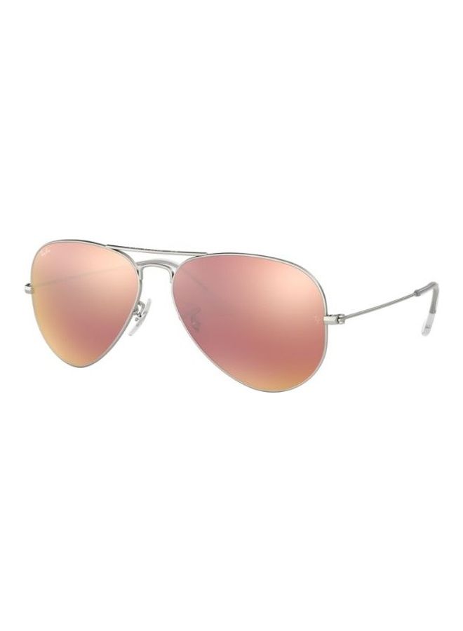 Ray-Ban Unisex Mirrored Full Rim Sunglasses - RB3025 - Lens Size: 58 Mm - Image 2