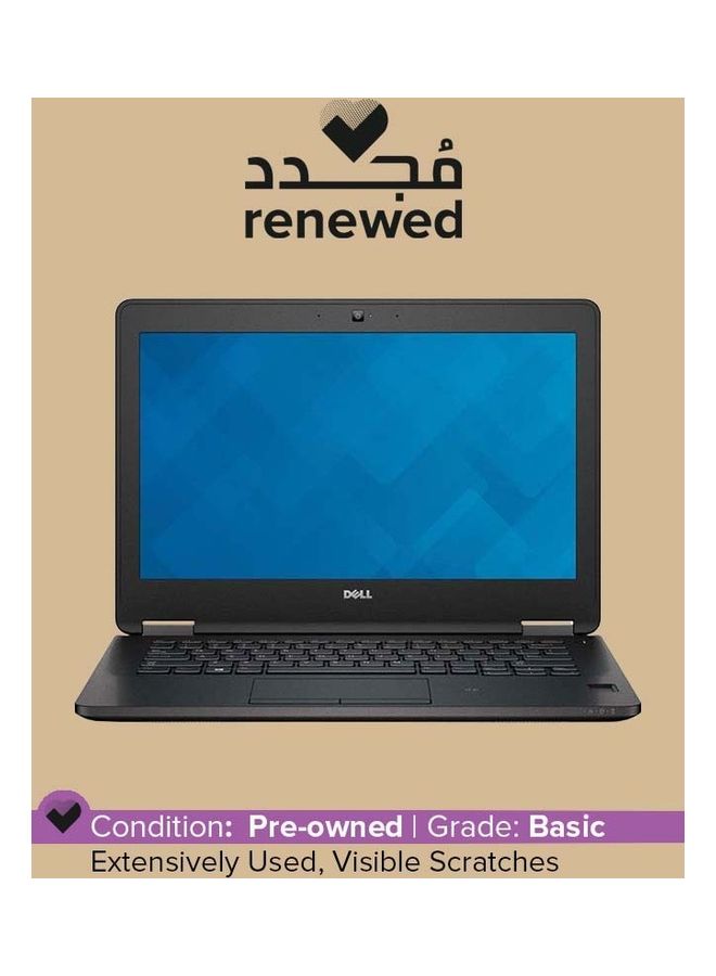 DELL Renewed - Laptop With 12.5-Inch Display Screen,7270 Core i7-6th Generation/8GB RAM/256GB SSD/Windows 10 English Black - Image 1