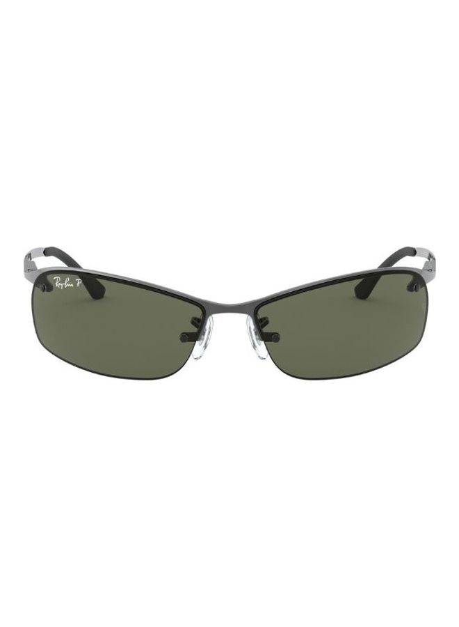 Ray-Ban Men's Polarized Semi Rimless Sunglasses - RB3183 - Lens Size: 63 Mm  - Image 1