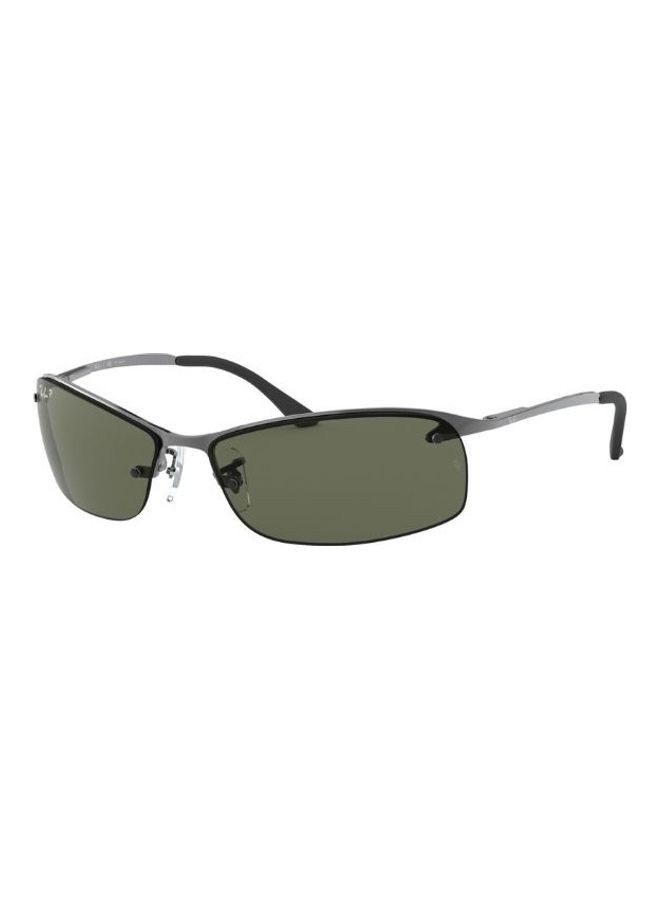 Ray-Ban Men's Polarized Semi Rimless Sunglasses - RB3183 - Lens Size: 63 Mm  - Image 2