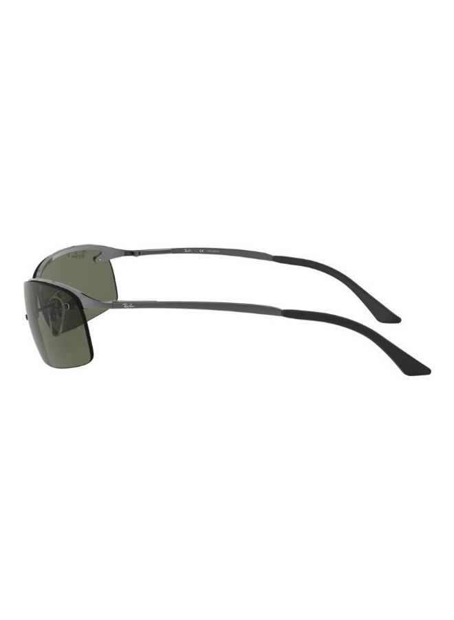 Ray-Ban Men's Polarized Semi Rimless Sunglasses - RB3183 - Lens Size: 63 Mm  - Image 3