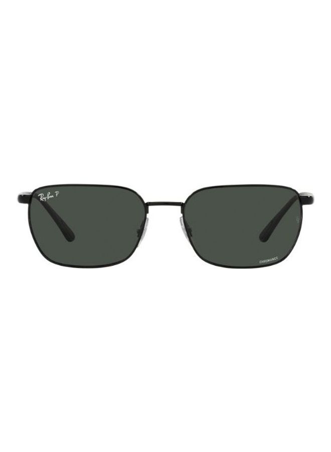 Ray-Ban Unisex Polarized Full Rim Sunglasses - RB3684CH - Lens Size: 58 Mm  - Image 1