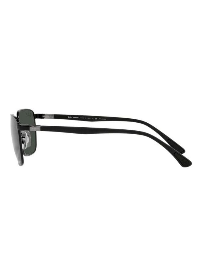 Ray-Ban Unisex Polarized Full Rim Sunglasses - RB3684CH - Lens Size: 58 Mm  - Image 3