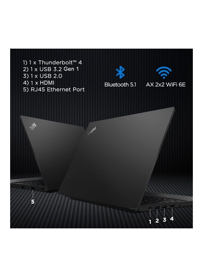 Lenovo - Thinkpad E15 Laptop With 15-inch Display, Ryzen 7–5825U Processor/8GB RAM/512GB SSD/Windows 11 Pro/AMD Radeon Graphics English/Arabic Black - Image 1