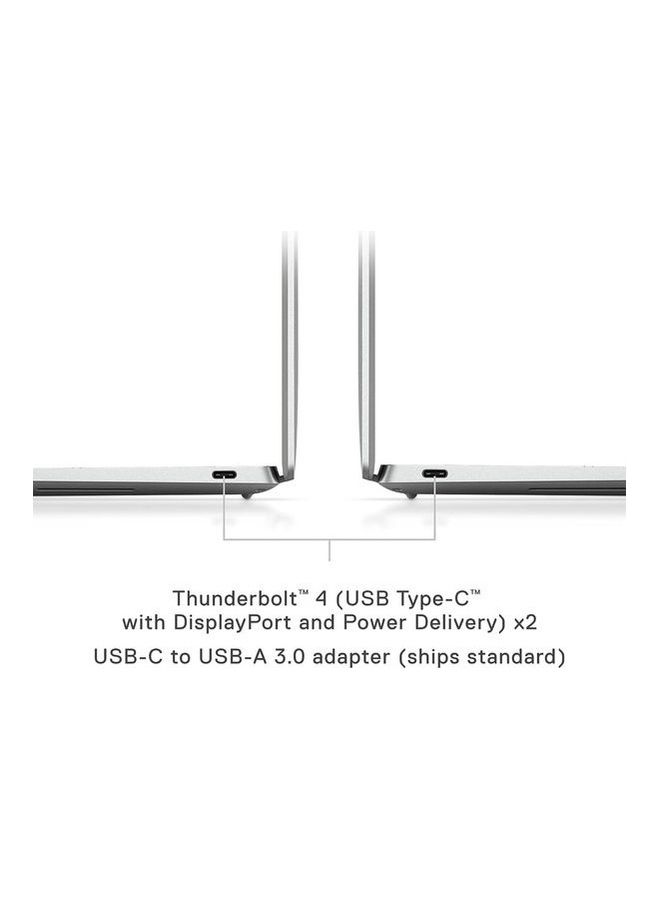 DELL (Upgraded Version) XPS 13- 9320 Laptop With 13.4-Inch Display, Core i7-1360P Processor/16GB RAM/1TB SSD/Intel Iris Xe Graphics/Windows 11 Pro/ English/Arabic Silver English/Arabic Silver - Image 5