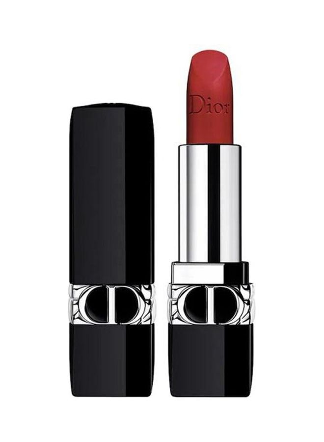 Dior Rouge Doir 666 Rouge En Diable Matte Red - Image 1