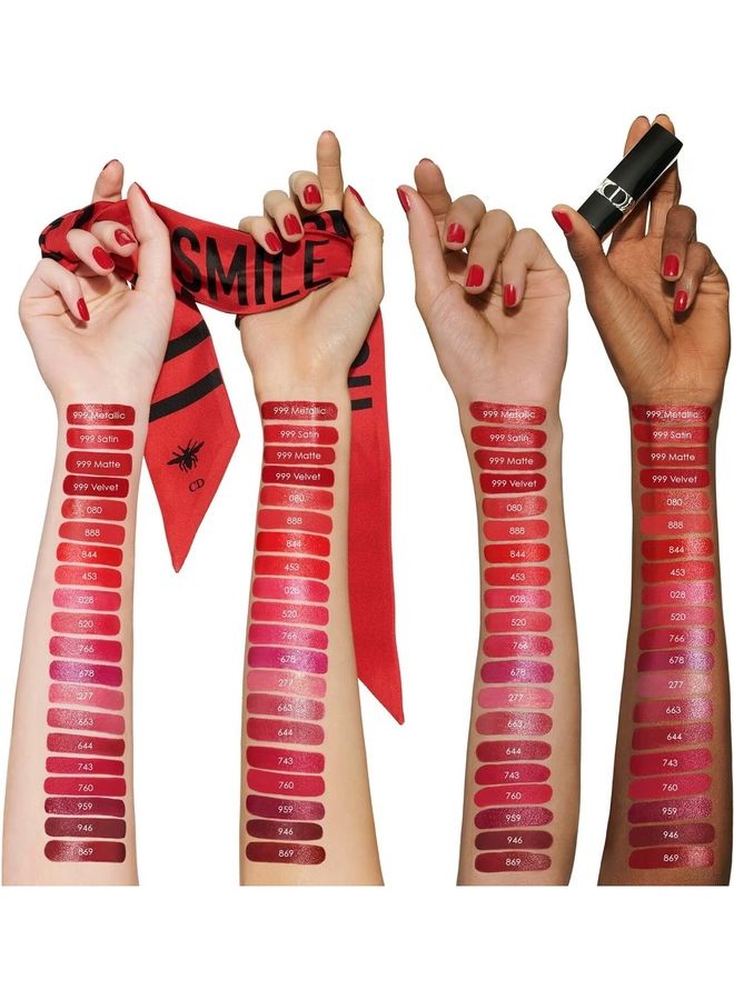 ديور Rouge Dior Lipstick 999 Matte  - Image 4