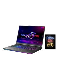 Rog Strix G16 Gaming (Upgraded Version) Laptop With 16.1-Inch Display, Core i7-13650HX Processor/16GB RAM/2TB SSD/8GB NVIDIA GeForce RTX 4060 Graphics Card/Windows 11 English/Arabic Grey
