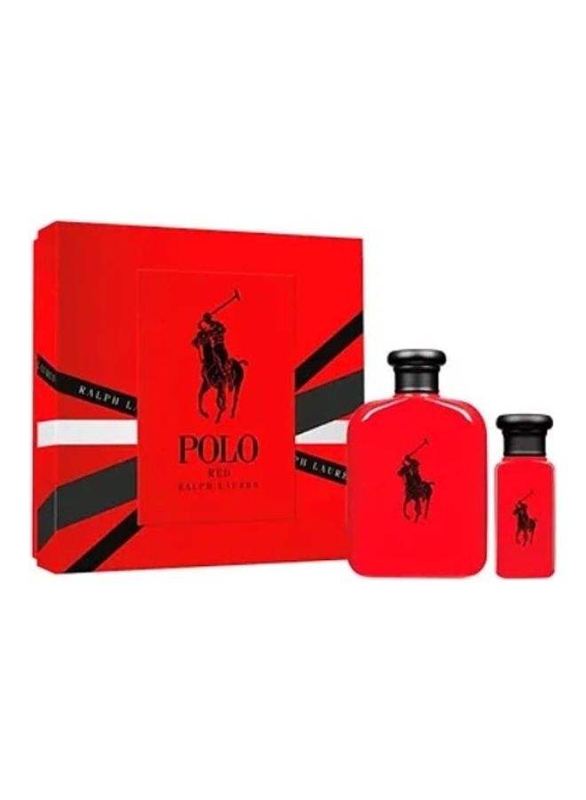 RALPH LAUREN Polo Red EDT 125ml + EDT 30ml Travel Spray 150ml 