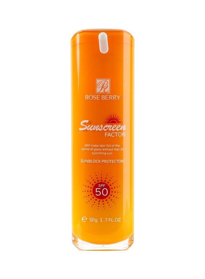 Sunblock Protector SPF50 White 50grams