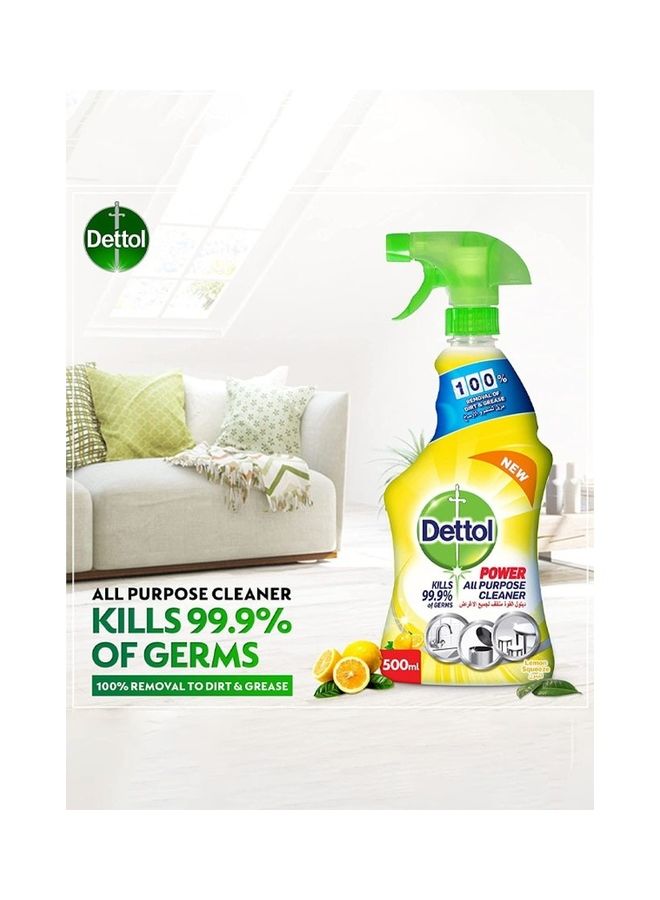Dettol Tough Stain Removal Power All Purpose Cleaner Spray Lemon Squeeze 500ml  - Image 2
