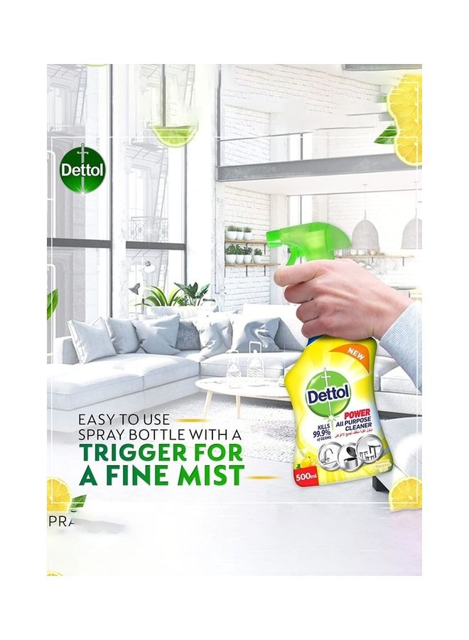 Dettol Tough Stain Removal Power All Purpose Cleaner Spray Lemon Squeeze 500ml  - Image 5