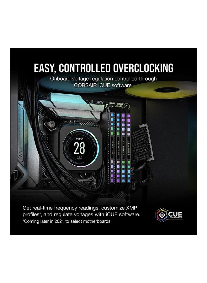 CORSAIR - Dominator Platinum Rgb Ddr5 Ram 64Gb 2X32Gb 5200Mhz Cl40 Intel Xmp Icue Compatible Computer Memory Black - Image 1