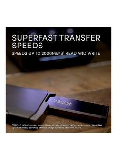Sandisk Professional PRO-Blade Transport - Portable and Modular NVMe SSD, Up to 2000MB/s, USB-C, USB 3.2 gen 2x2, Solid State Drive - SDPM2NB-002T-GBAND 2 TB  - Image 2