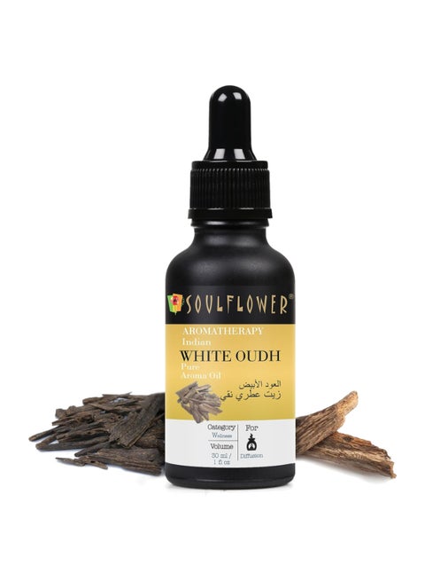 White Oudh Aroma Oil Clear 30ml