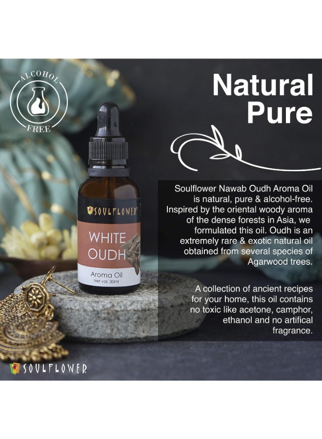 White Oudh Aroma Oil Clear 30ml