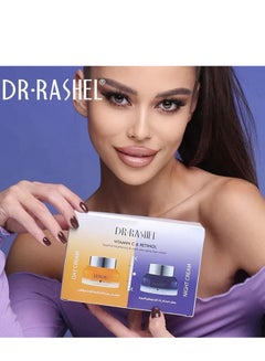 DR. RASHEL Vitamin C And Retinol Day, Night Cream 50x2grams  - Image 2