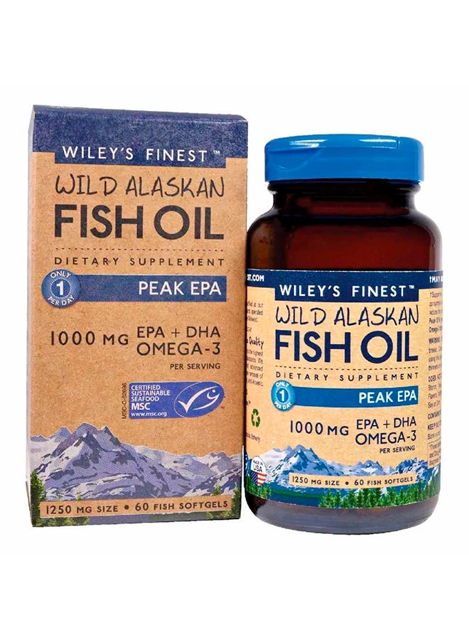 Wiley's Finest - Peak EPA Softgels 60's - Image 1