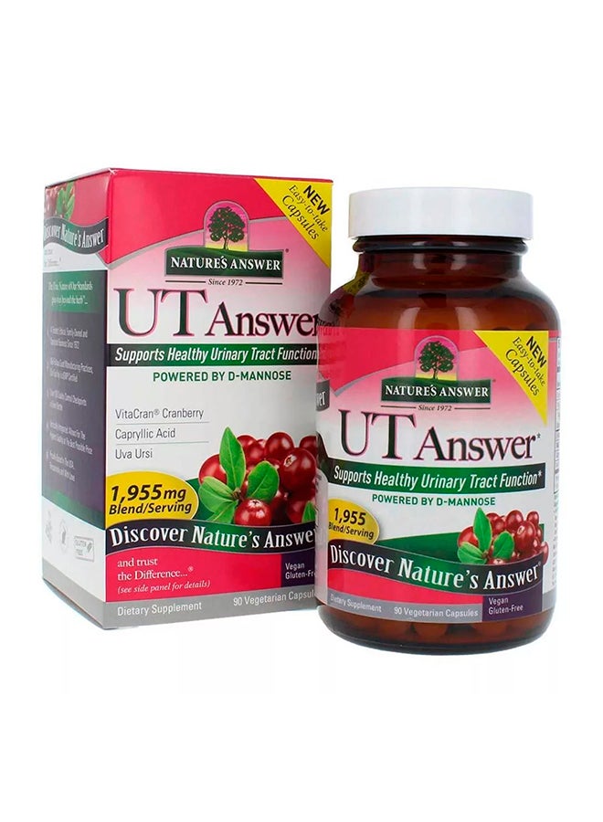 NATURE'S ANSWER UT Answer 1955 mg Vegetarian Capsules 90's  - Image 1