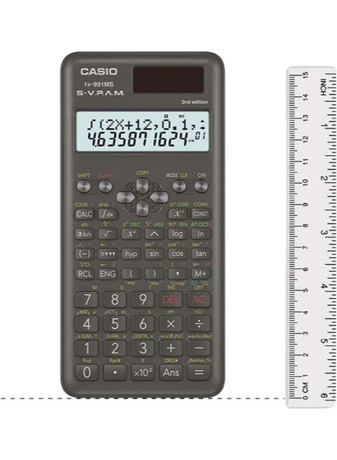 CASIO - Fx-991Ms-2Nd Edition Scientific Calculator Multicolour - Image 1
