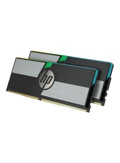 HP V10 RGB 16GB, 8GBx2 Gaming RAM 3600 MHz DDR4 Black And Grey  - Image 2